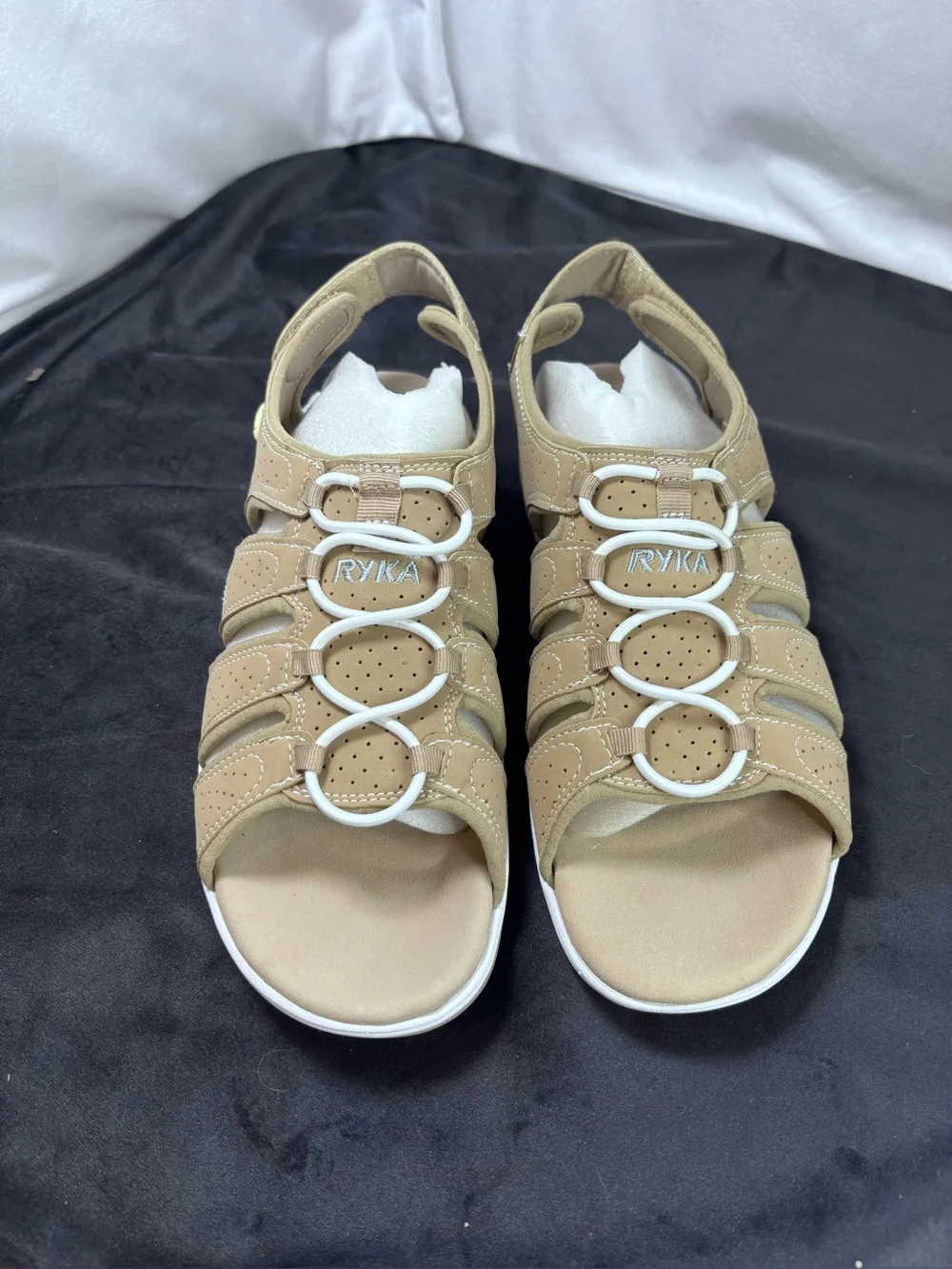 Ryka Blissful Fisherman Sport Sandals Beige Women’s Size 10 Medium NWOT